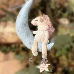 Unicorn Moon ~ 'Thank Our Lucky Stars for You ~ NEW Baby /1st Christmas Ornament